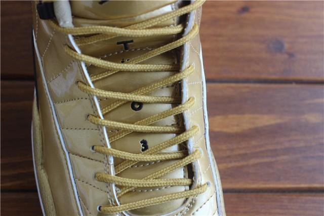 Authentic Air Jordan 12 Gold Pinnacle